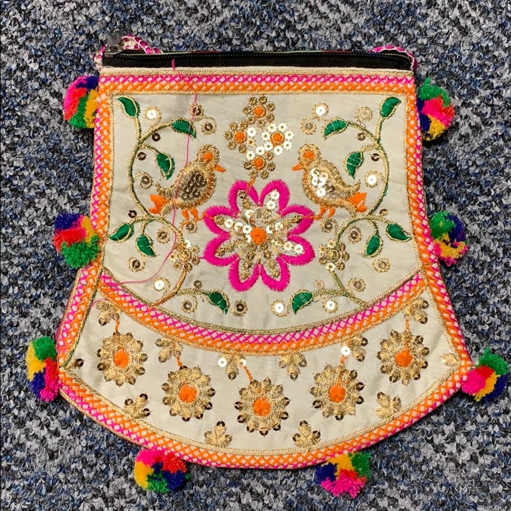 Bright and colorful purse
